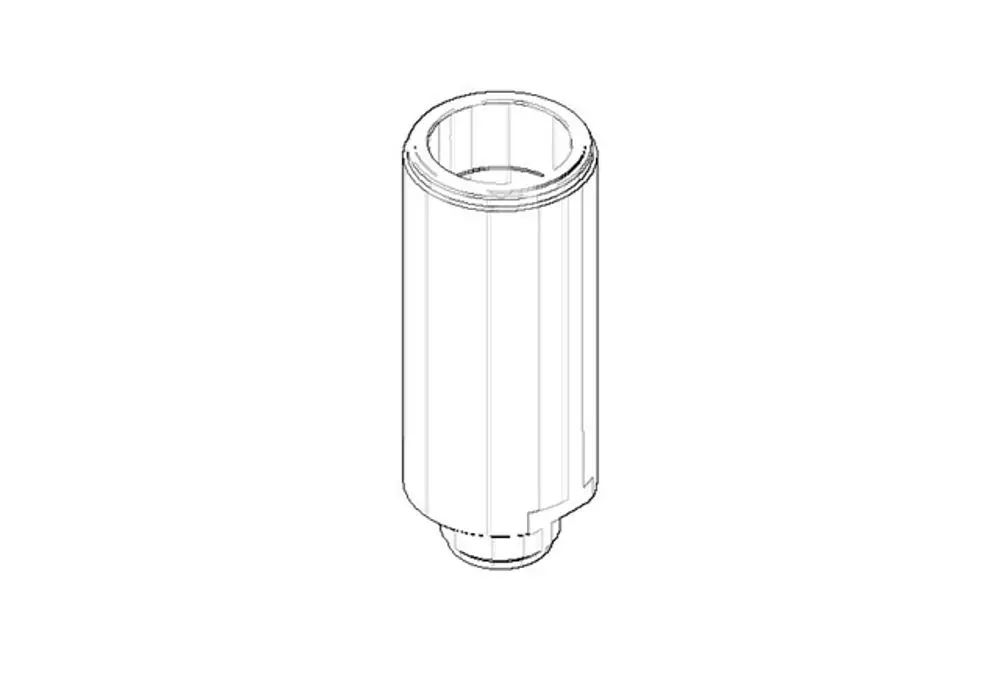 DORNBRACHT Anschluss ERSATZTEILE 09300109410 D. 34 x 85 mm Chrom, 09300109410-00 Galeriebild 1